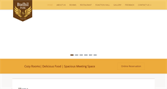 Desktop Screenshot of hotelbudhilpark.com